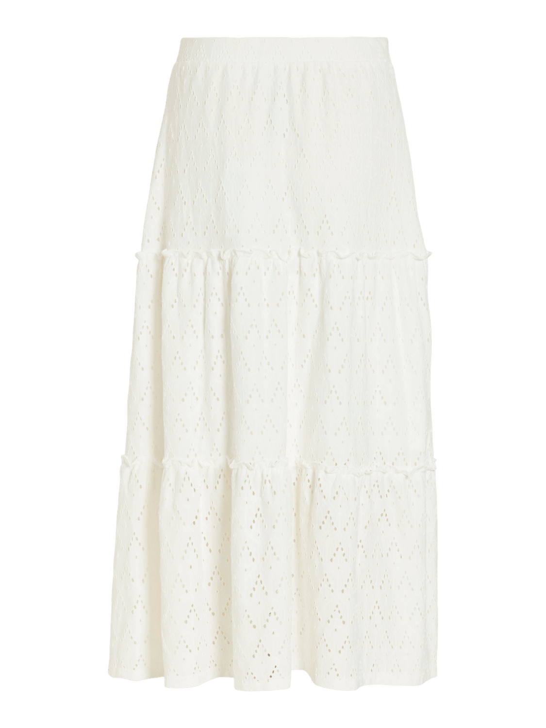 VIAMALINA Midi Skirt - Snow White - VERO MODA & VILA Bergvik